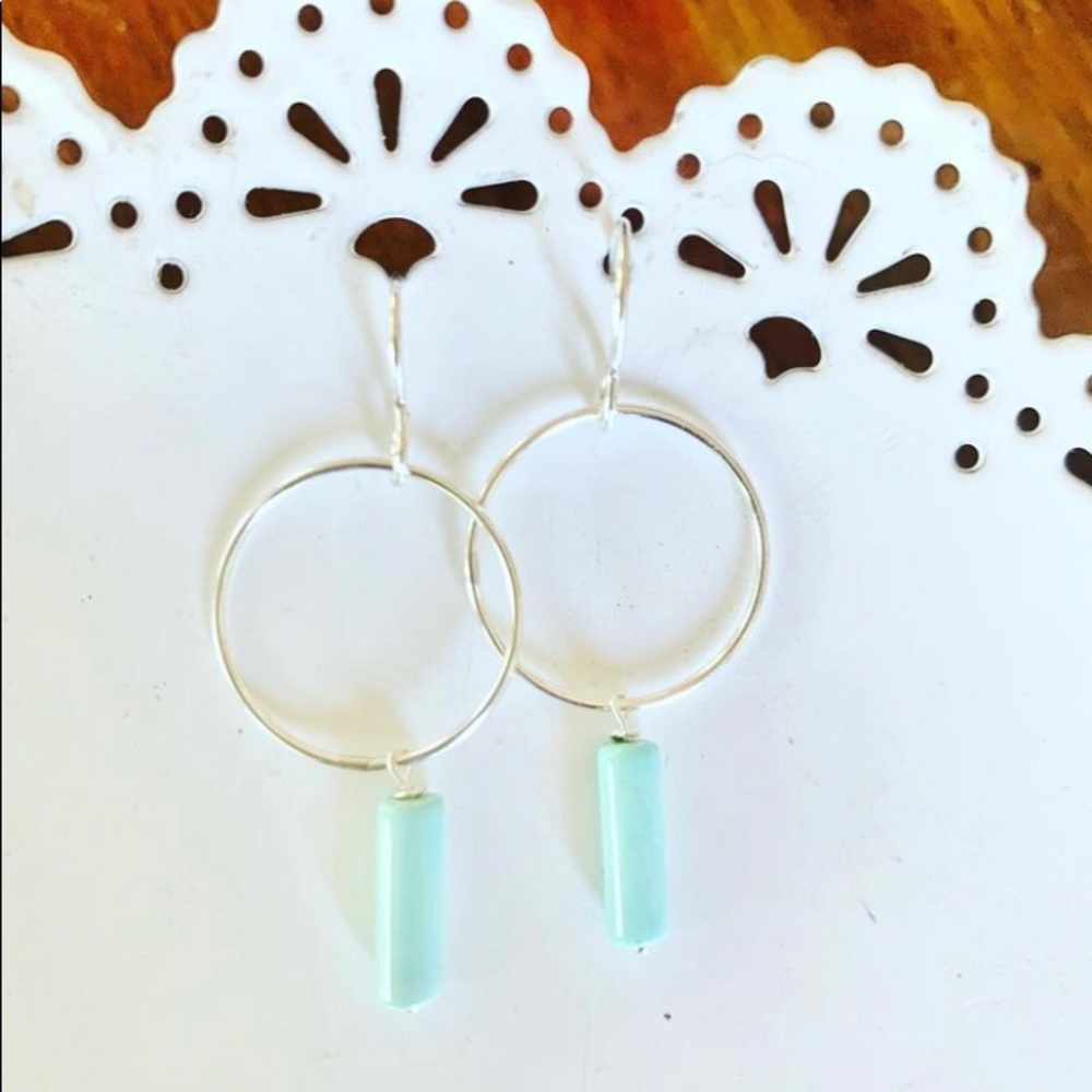 Turquoise Drop Statement Earring